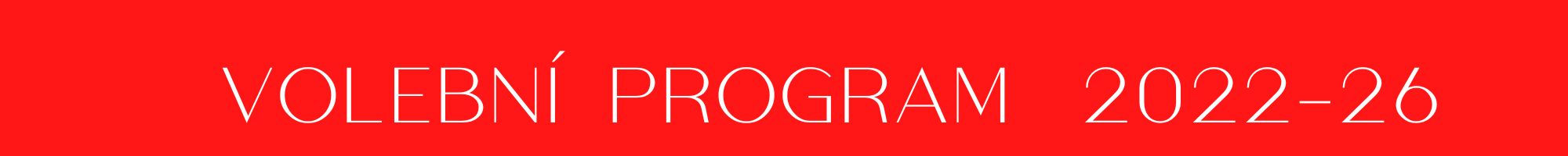 Volební program 2022